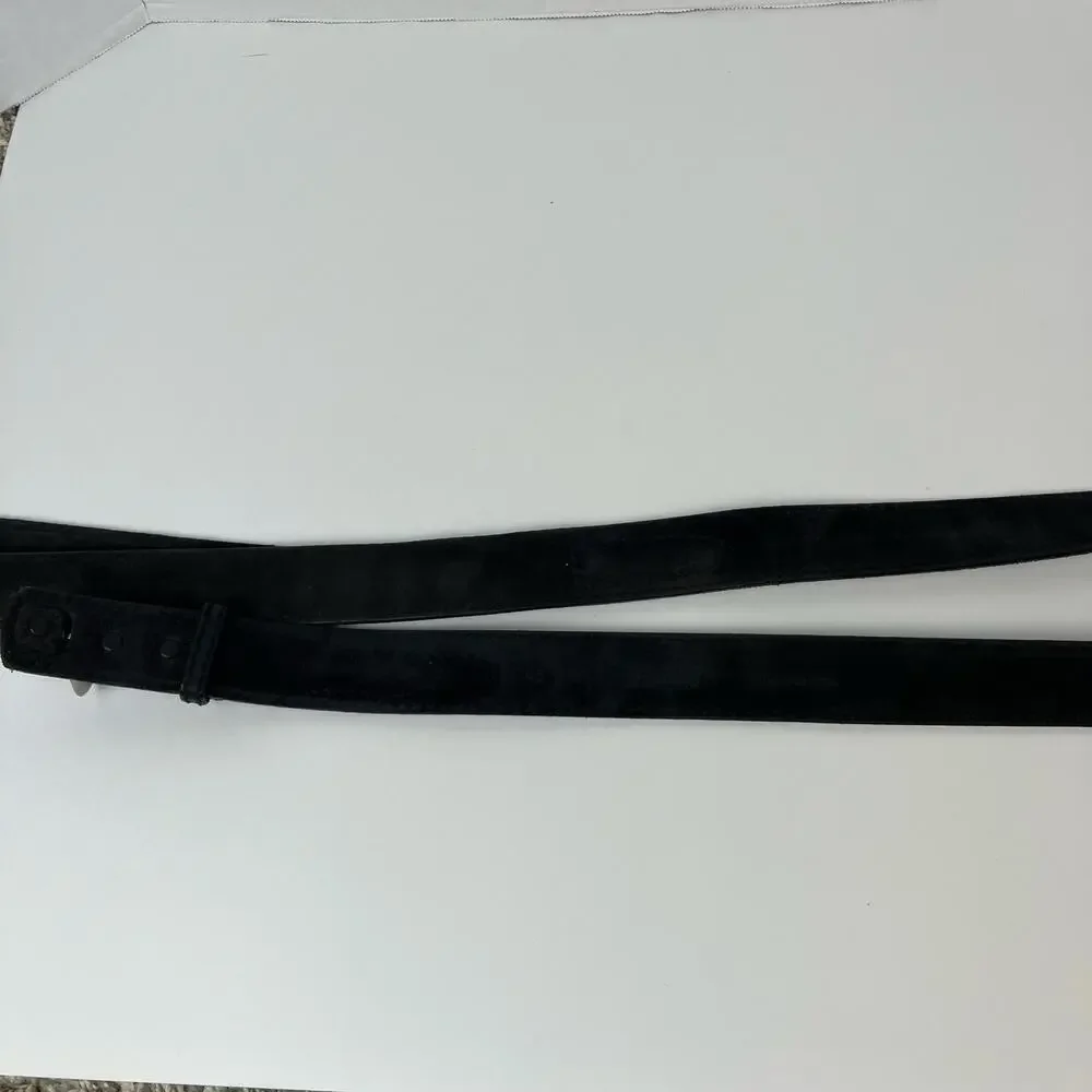 Duluth Trading Company Mens Size 46 Ranger Work Belt Black Leather Made USA